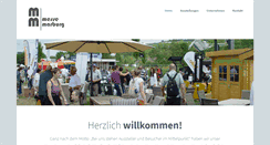 Desktop Screenshot of messe-marburg.de